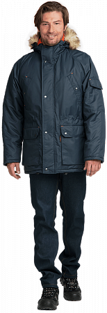 Куртка Аляска-Люкс, утепл, цв. синий